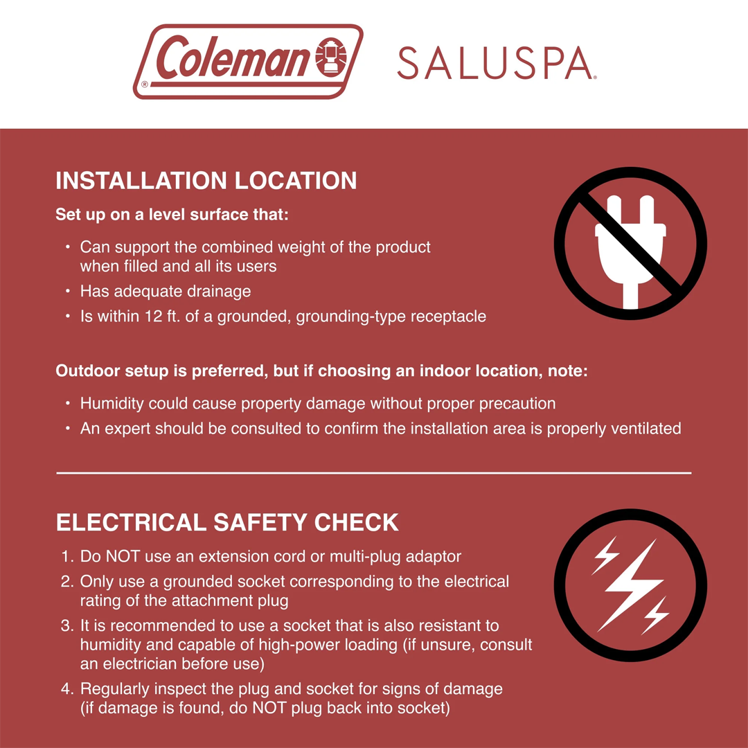 Coleman SaluSpa Sicily AirJet (7 Person) - 180 Jets, EnergySense