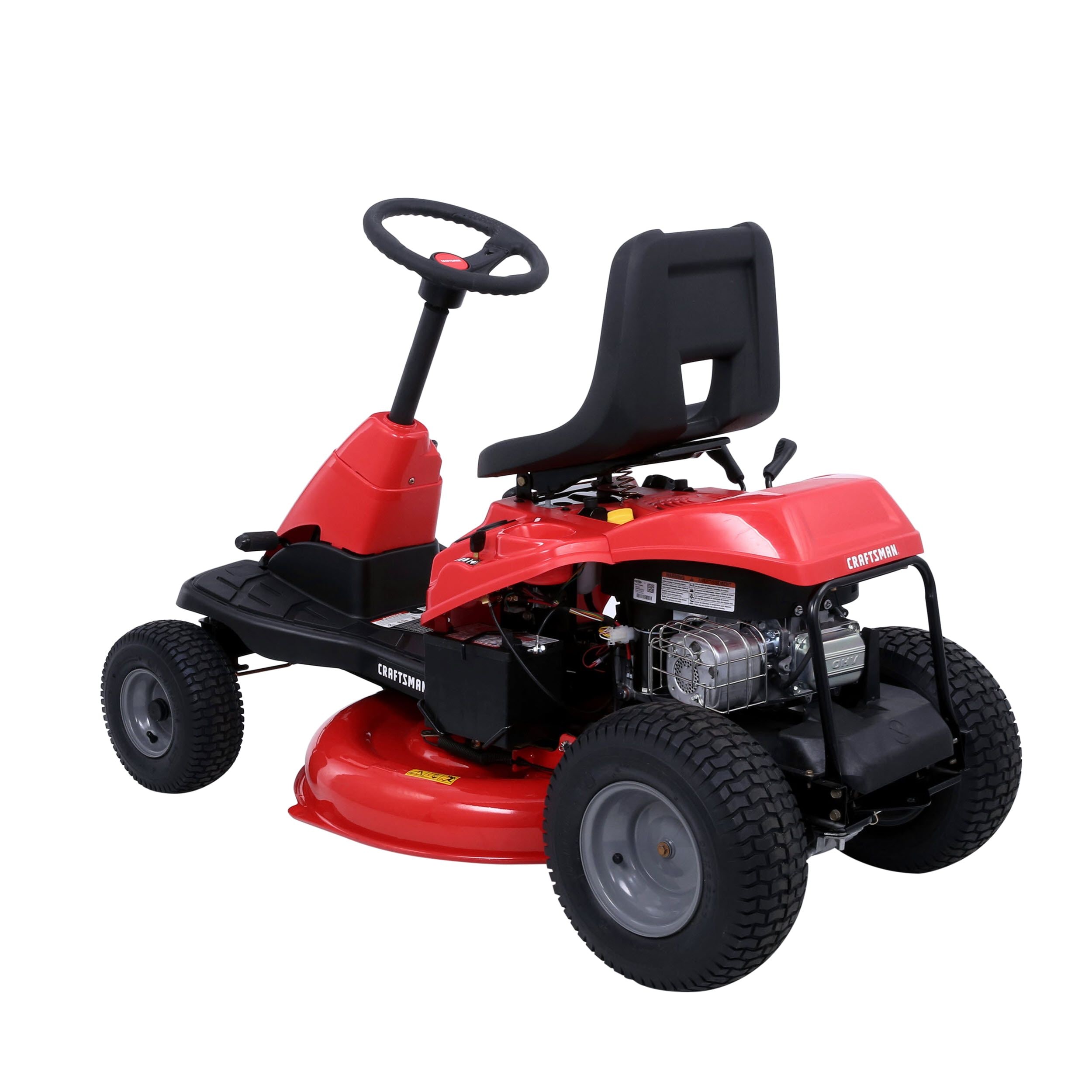 CRAFTSMAN R110 30-in. Rear Engine Riding Lawn Mower with 10.5 HP Briggs & Stratton Engine and Mulch Kit