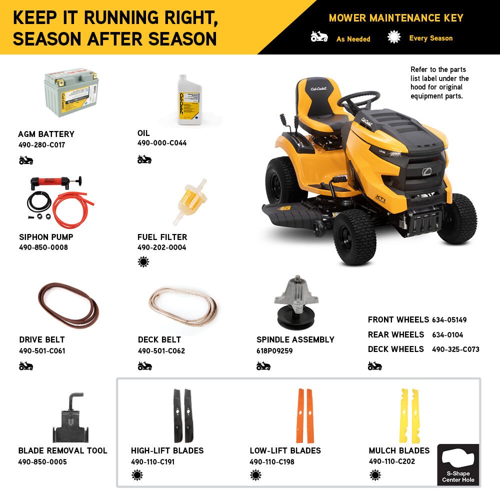 Cub Cadet XT1 Enduro LT 42-in 547 cc Engine with IntelliPower Hydrostatic Drive Gas Riding Lawn Tractor