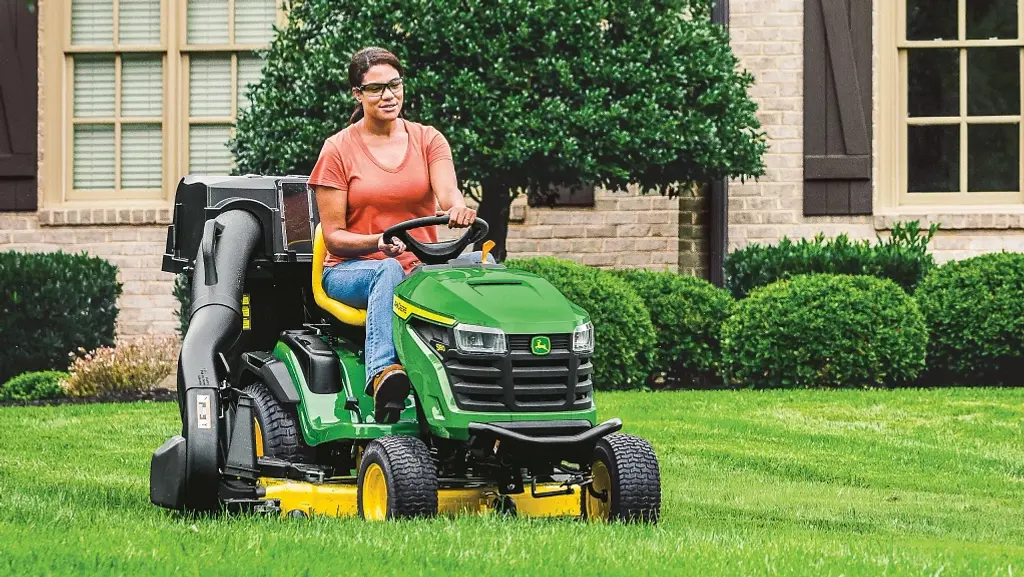 John Deere S120 42 in. 22 HP V-Twin Gas Hydrostatic Riding Lawn Mower