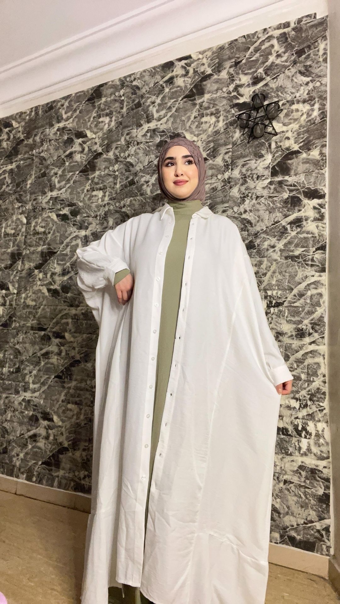 Chemise oversize long