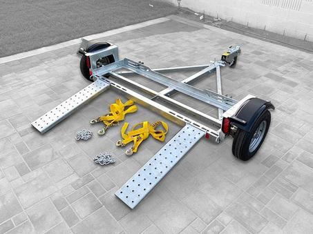 Galvanized EZ Haul Car Tow Dolly with Hydraulic Brakes