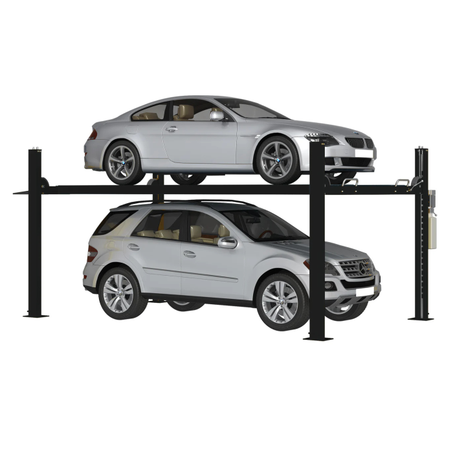 APlusLift 10,000LB 4-Post Portable Parking Storage Service Car Lift - HW-4P10S