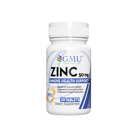 💪 GMU Zinc 50mg — درع مناعة يومي… قوة تحسّها في جسمك مش كلام