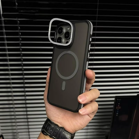 La nouvelle Coque iPhone avec support pliable + Protecteur d'objectif d'appareil photo