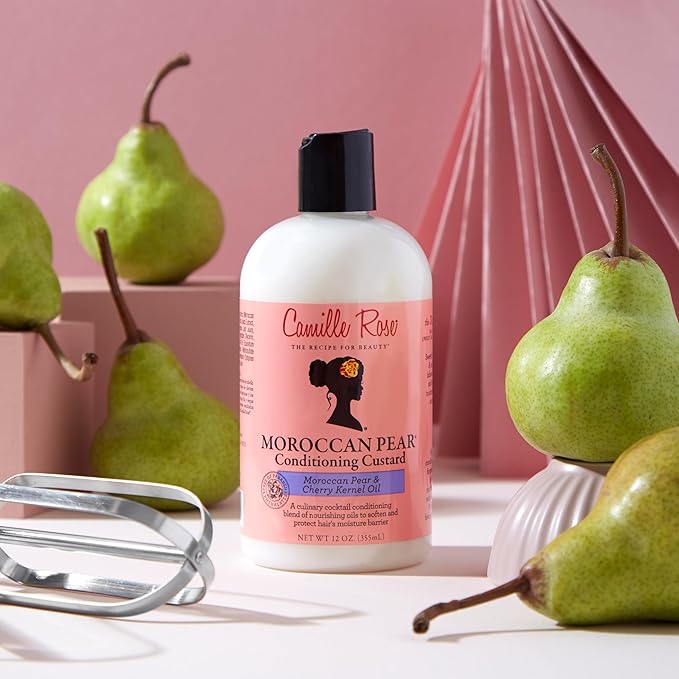 Camille Rose Pear Conditioning Custard (Original) لتنعيم الشعر – تغذية ولمعان طبيعي 🍐