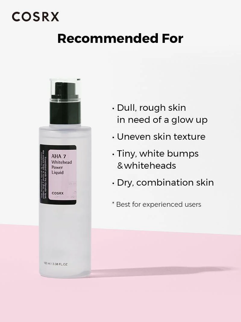 COSRX AHA 7 Whitehead Power Liquid - سيروم مقشر بتركيز 7% AHA لتجديد وإشراقة البشرة