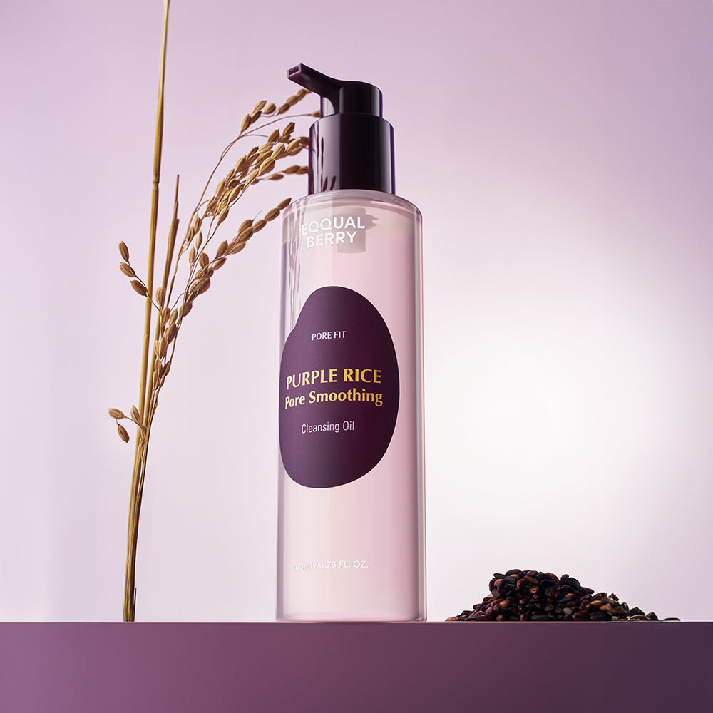 Eqqual Berry - Purple Rice Skincare Duo غسولات البشرة بالأرز البنفسجي – لبشرة ناعمة، نقية وخالية من الشوائب 🌿