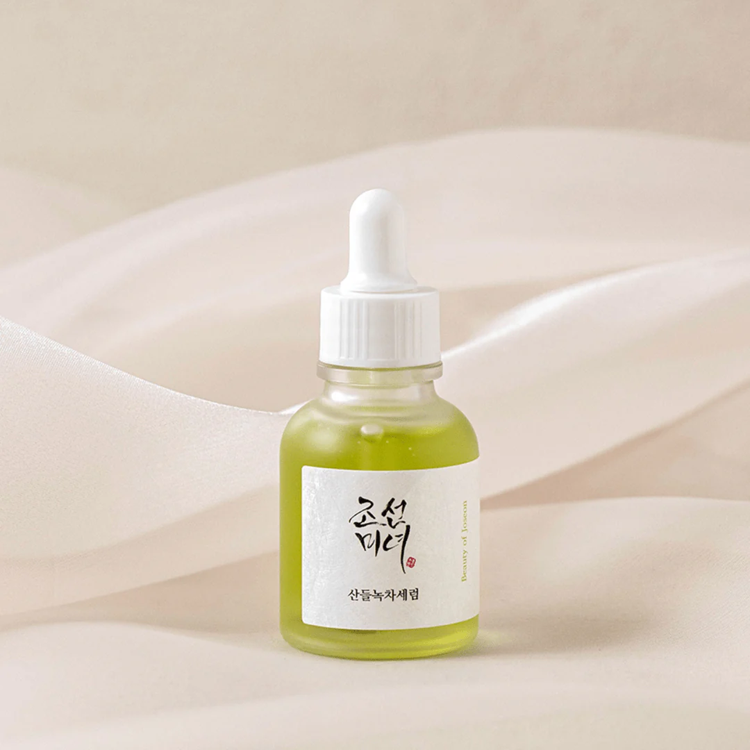 Beauty of Joseon Calming Serum : Green tea + Panthenol - سيروم مهدئ بخلاصة الشاي الأخضر والأرطماسيا – ترطيب عميق وتهدئة فعّالة للبشرة الحساسة