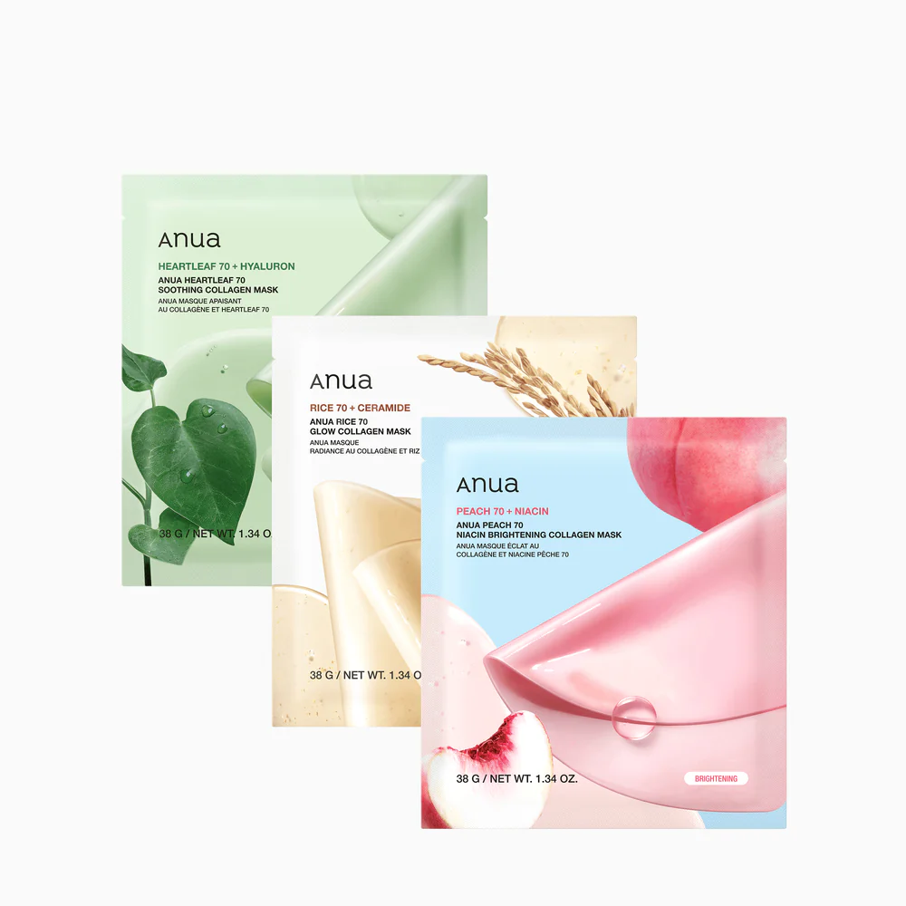 Anua - Collagen Mask (Original)أقنعة أنوا الكورية الورقية – إشراقة فورية لبشرتك