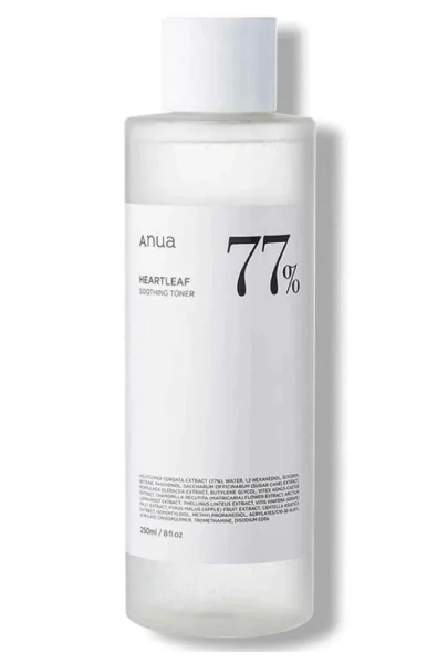 تونر ترطيب فوري – نضارة طبيعية تدوم - ANUA Heartleaf 77 Soothing Toner 250 ml (original)