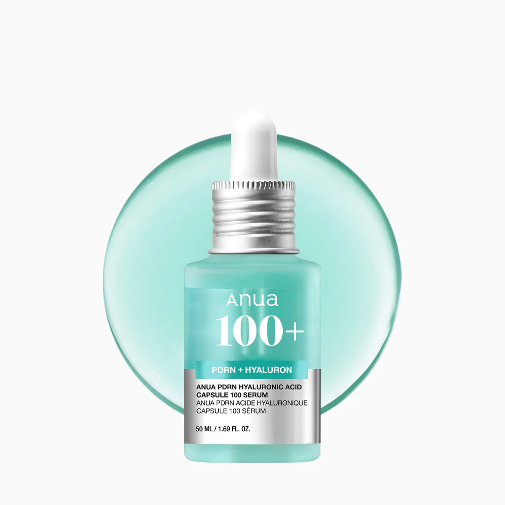 ANUA PDRN Hyaluronic Acid Capsule 100 Serum (original) - سيروم ترطيب وتجديد البشرة – قوام خفيف يشبه قطرات الماء