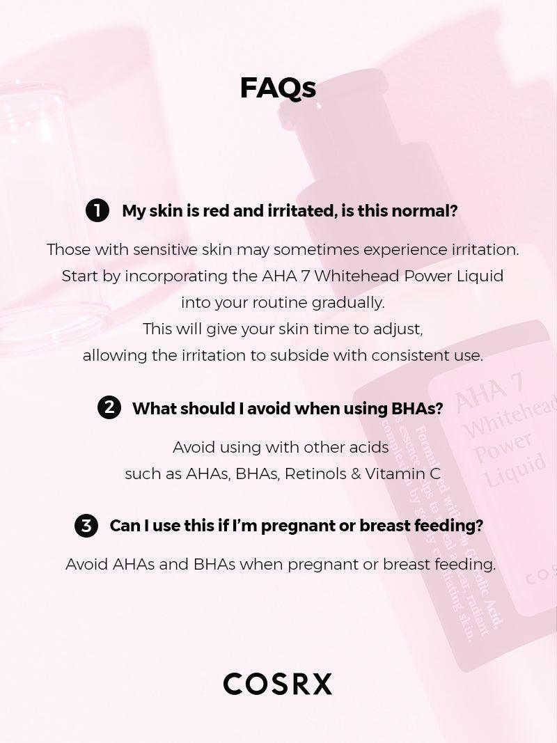 COSRX AHA 7 Whitehead Power Liquid - سيروم مقشر بتركيز 7% AHA لتجديد وإشراقة البشرة