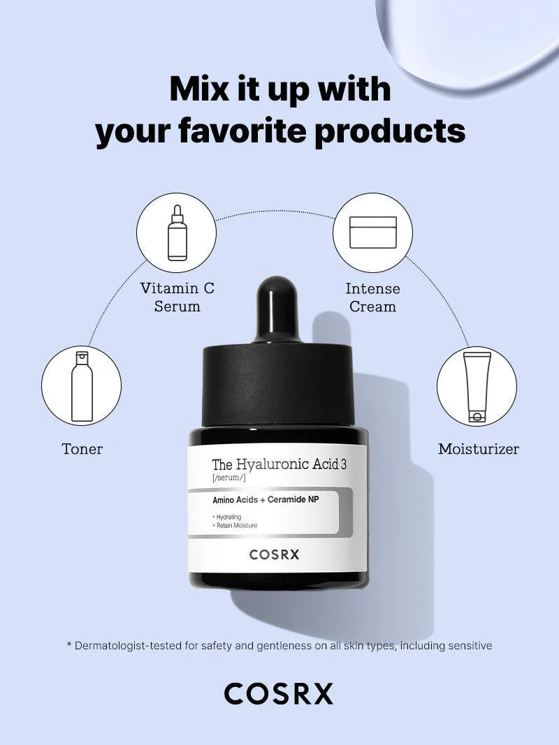 COSRX Acid 3 Serum (Original)- سيروم أسيد 3  تقشير وتفتيح وترطيب من أول استخدام