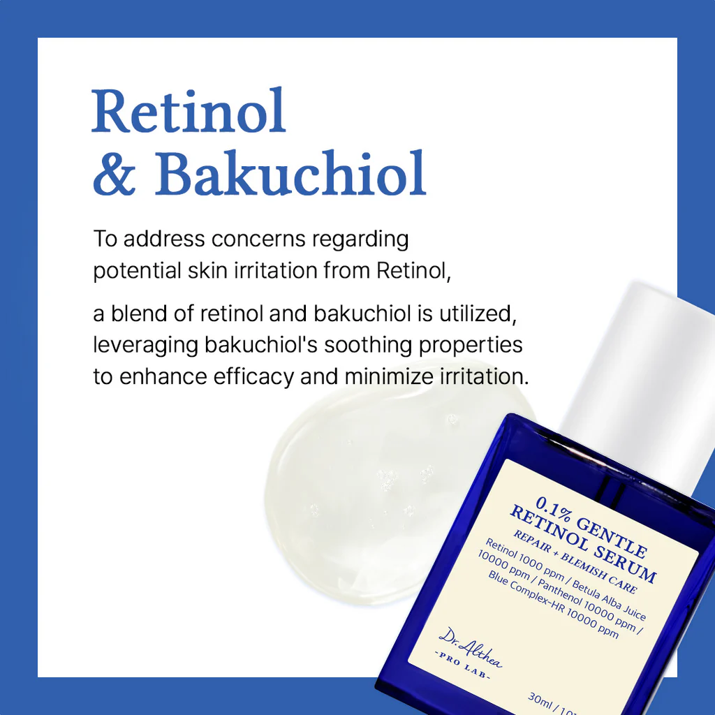 سيروم الريتينول اللطيف 0.1% – عناية متقدمة وفعّالة بدون تهيّج - Dr.Althea 0.1 Gentle Retinol Serum