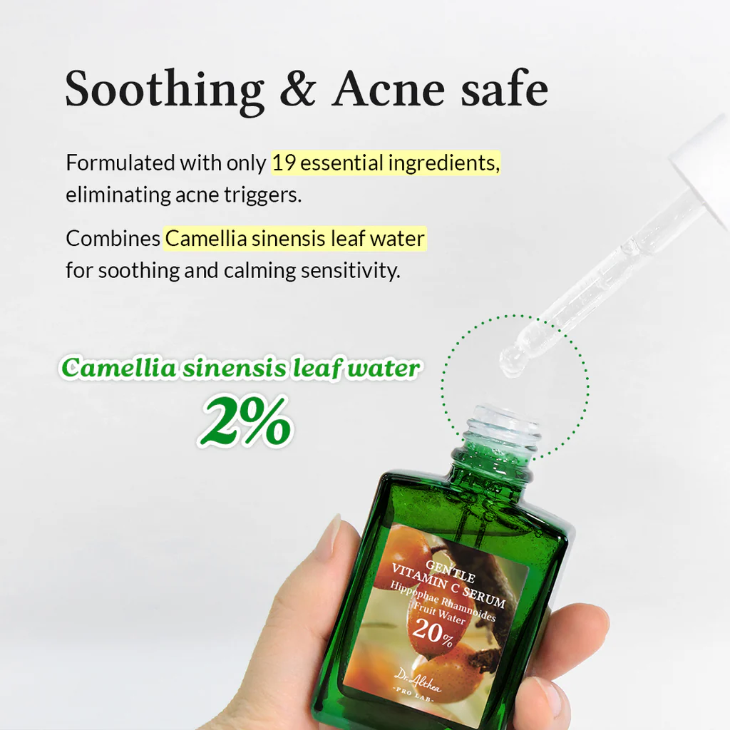 سيروم فيتامين C اللطيف – تفتيح وتهدئة للبشرة الحساسة - Dr.Althea Gentle Vitamin C Serum