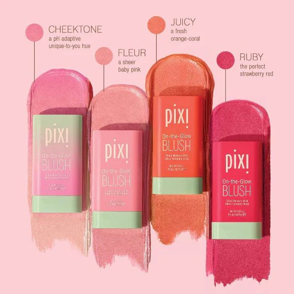 original Pixi On-the-Glow Blush – بلشر مرطّب متعدد الاستخدام | 19 جم