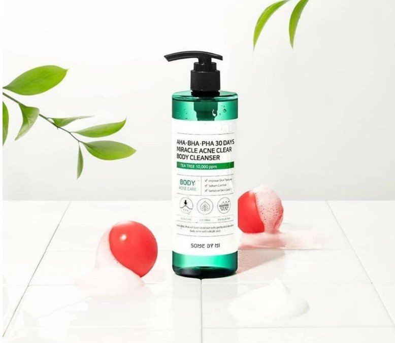 SOME BY MI HA-BHA-PHA 30 Days Miracle Acne Clear Body Cleanser (Original)غسول الجسم المعالج بالـ HA-BHA-PHA – معجزة العناية بالبشرة المعرضة لحب الشباب.