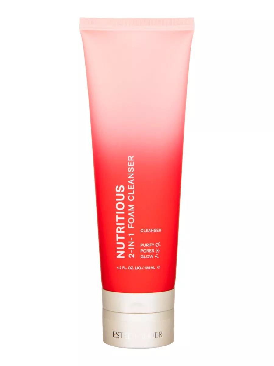 Estée Lauder - Nutritious 2-in-1 Foam Cleanser منظف وماسك طبيعي للبشرة – 125ml 🌿