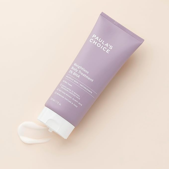 Paula's Choice Weightless Body Treatment 2% BHA 210ml (Original) - تقشير لطيف لبشرة أكثر صفاءً ونعومة