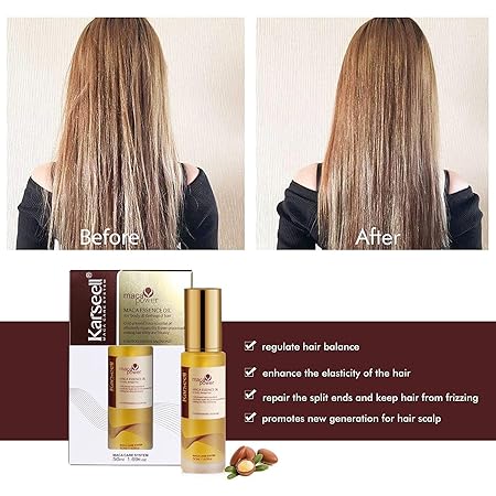 Karseell - Mecca Essene Oil 50ml (Original)زيت الشعر من كارسيل بخلاصة المكا لترطيب وتنعيم الشعر