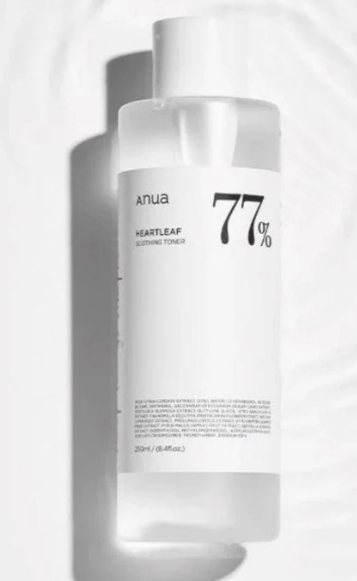 تونر ترطيب فوري – نضارة طبيعية تدوم - ANUA Heartleaf 77 Soothing Toner 250 ml (original)