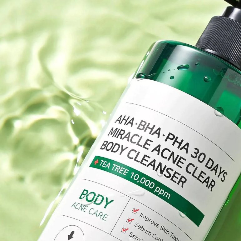 SOME BY MI HA-BHA-PHA 30 Days Miracle Acne Clear Body Cleanser (Original)غسول الجسم المعالج بالـ HA-BHA-PHA – معجزة العناية بالبشرة المعرضة لحب الشباب.