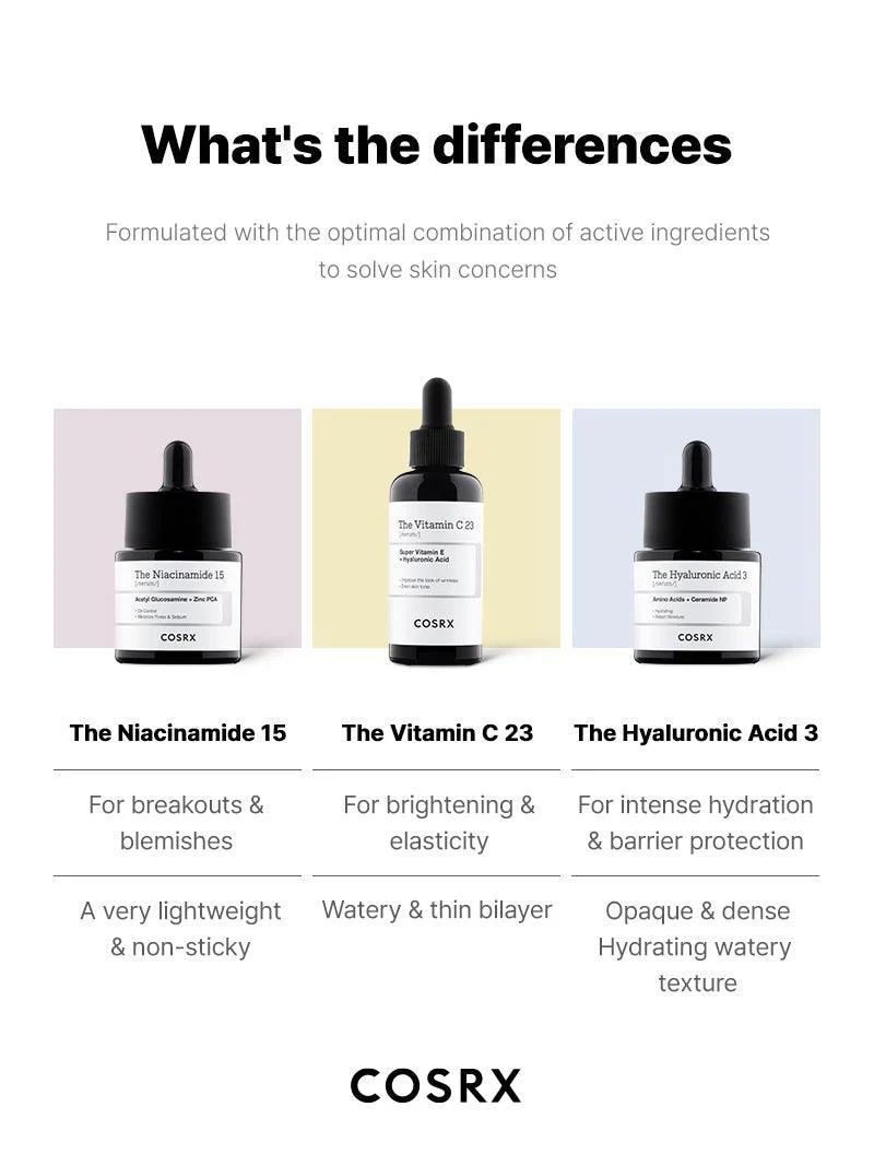 COSRX Acid 3 Serum (Original)- سيروم أسيد 3  تقشير وتفتيح وترطيب من أول استخدام