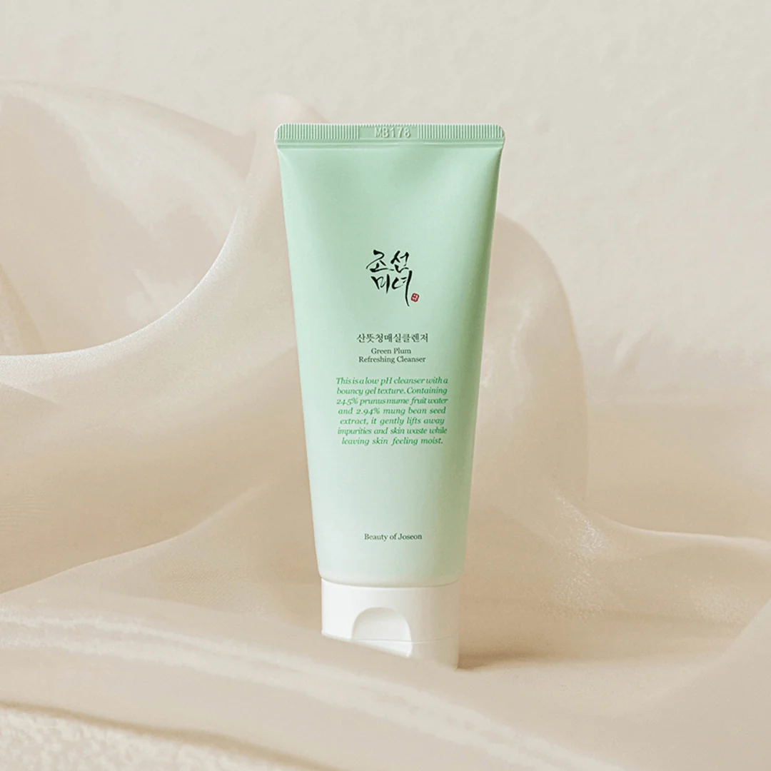 Beauty of joseon Green Plum Refreshing Cleanser (original) -غسول منعش بخلاصة البرقوق الأخضر – تنظيف لطيف يدعم توازن البشرة الطبيعي