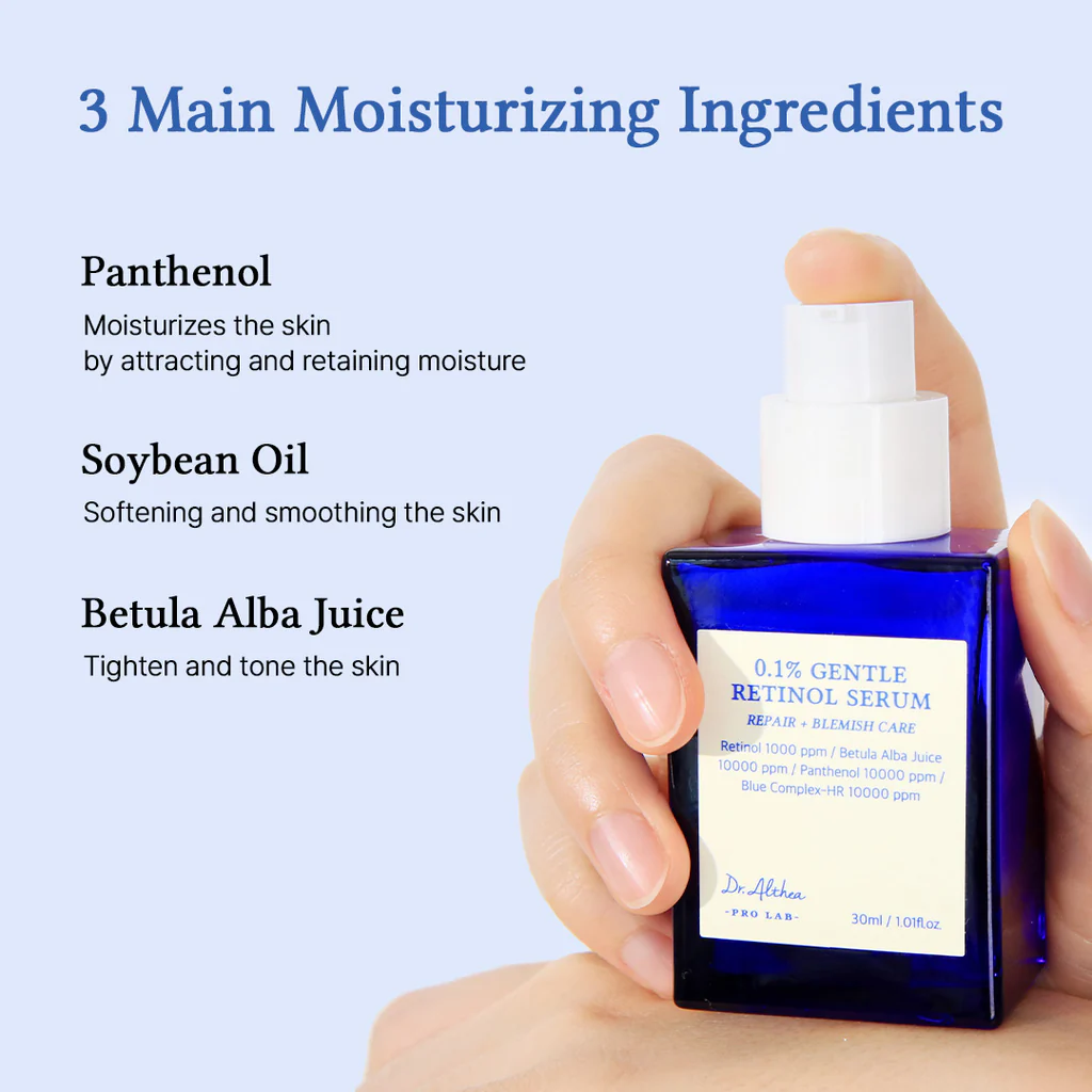 سيروم الريتينول اللطيف 0.1% – عناية متقدمة وفعّالة بدون تهيّج - Dr.Althea 0.1 Gentle Retinol Serum