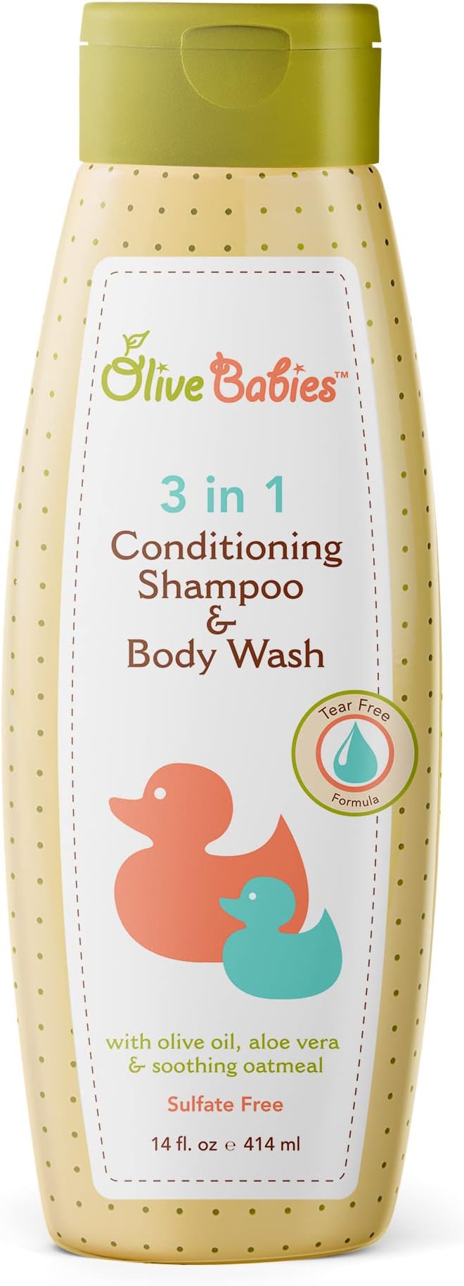 Olive Babies Conditioning Body Wash (Original)غسول جسم للاطفال وسبراي الشعر المرطب للأطفال