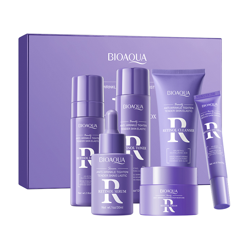 Bioaqua - Retinol Skin Set (Original) مجموعة العناية بالبشرة المتكاملة | 6 قطع