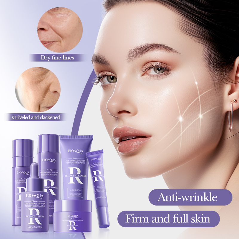 Bioaqua - Retinol Skin Set (Original) مجموعة العناية بالبشرة المتكاملة | 6 قطع