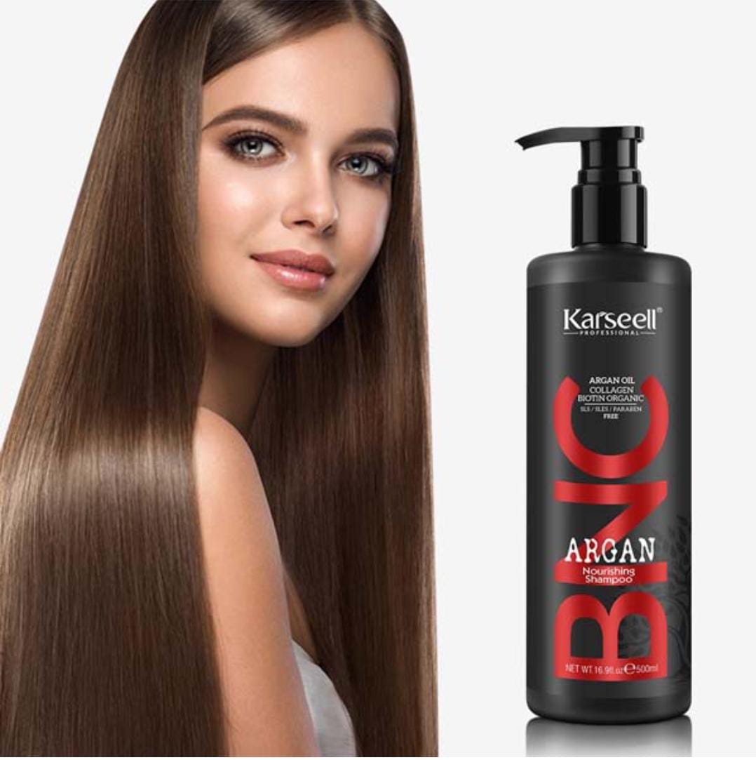 Karseell meca care Argan Shampoo & Conditioner (500ml) - شامبو وكونديشينر كارسيل بالأرجان