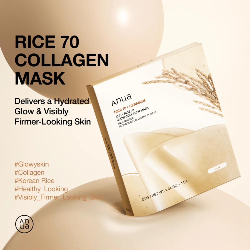 Anua - Collagen Mask (Original)أقنعة أنوا الكورية الورقية – إشراقة فورية لبشرتك