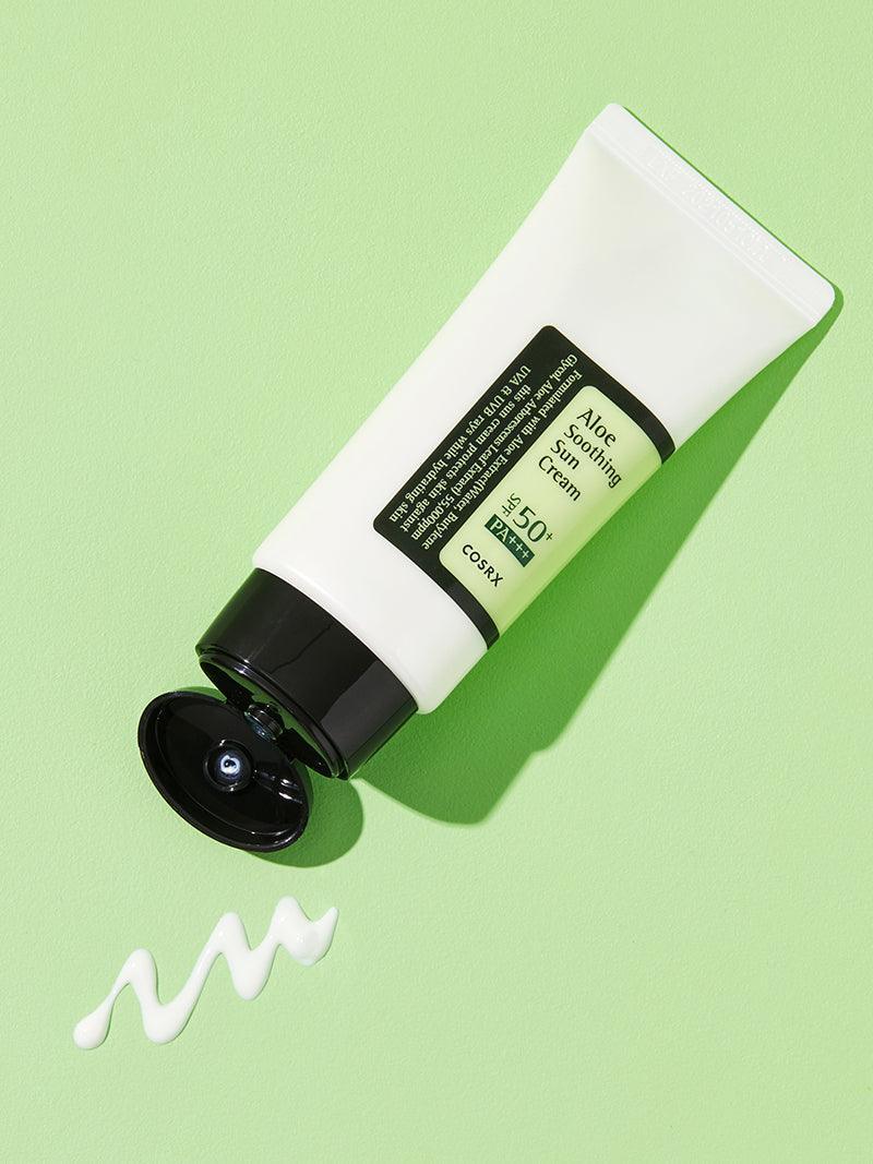 كريم واقي الشمس المهدئ SPF50+ – الحماية الكاملة والعناية الفائقة للبشرة - COSRX Aloe Soothing Sun Cream SPF50+/ PA+++ (Original)
