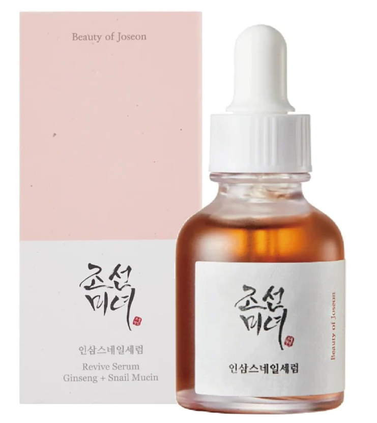 سيروم الجينسنغ والميوسين – لاستعادة حيوية البشرة ومرونتها - Revive Serum : Ginseng + Snail Mucin