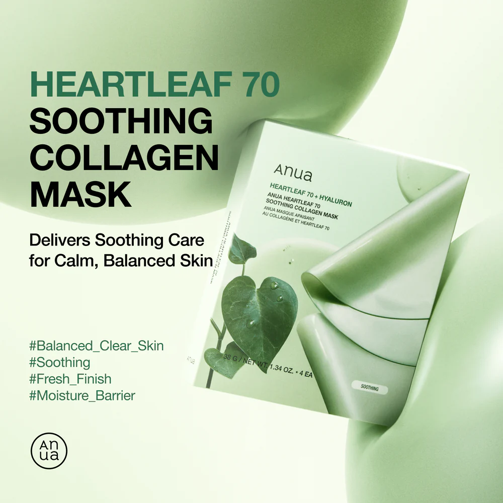 Anua - Collagen Mask (Original)أقنعة أنوا الكورية الورقية – إشراقة فورية لبشرتك