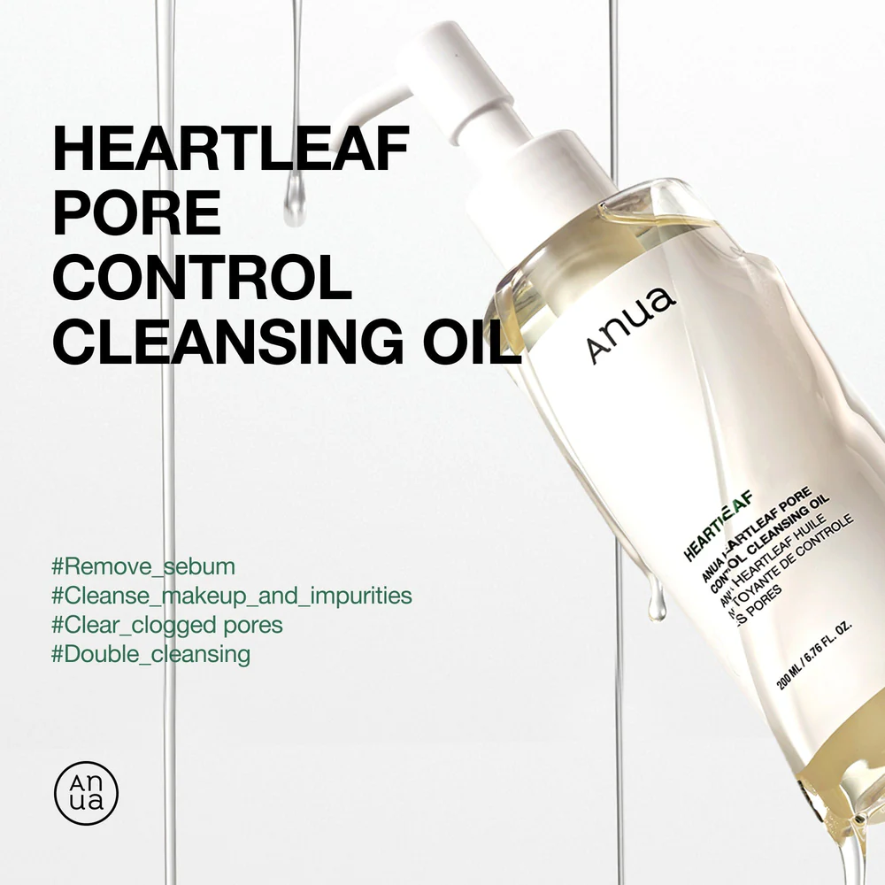 ANUA Double Cleansing Duo Set  - طقم التنظيف المزدوج بخلاصة Heartleaf – لبشرة صافية ونقية كالكريستال 🌿