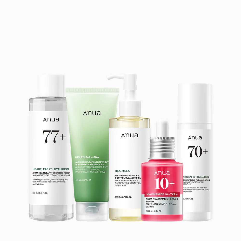 مجموعة العناية المركّزة بالمسام – لبشرة أكثر صفاء وتوازنًا - Glass skin set from ANUA