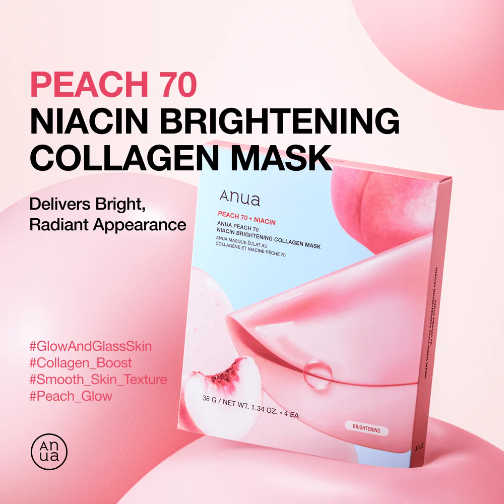 Anua - Collagen Mask (Original)أقنعة أنوا الكورية الورقية – إشراقة فورية لبشرتك