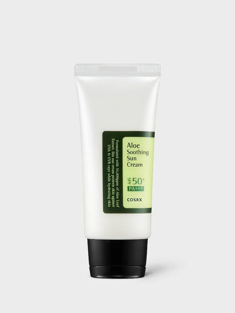 كريم واقي الشمس المهدئ SPF50+ – الحماية الكاملة والعناية الفائقة للبشرة - COSRX Aloe Soothing Sun Cream SPF50+/ PA+++ (Original)