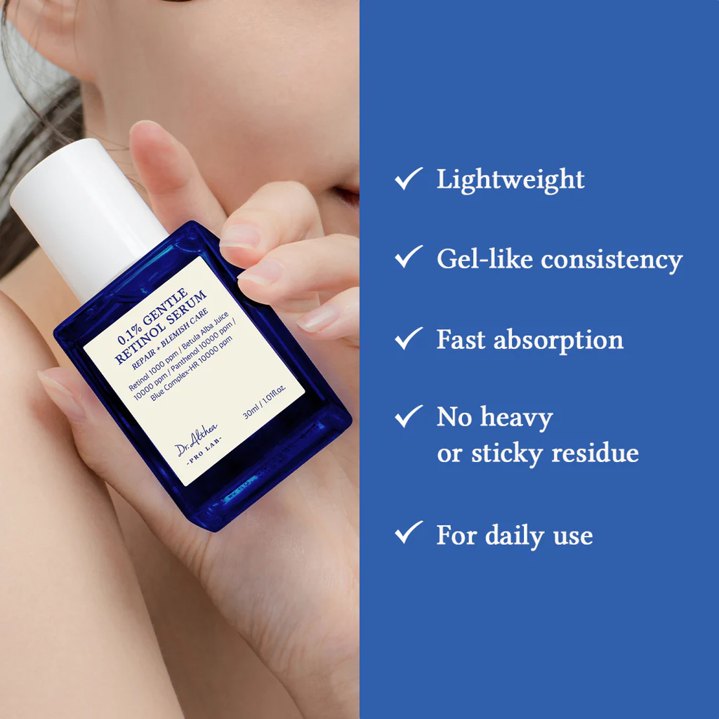 سيروم الريتينول اللطيف 0.1% – عناية متقدمة وفعّالة بدون تهيّج - Dr.Althea 0.1 Gentle Retinol Serum