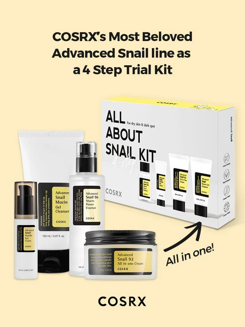 COSRX Cosmetic Snail Kit (Original) - مجموعة الحلزون العناية بالبشرة