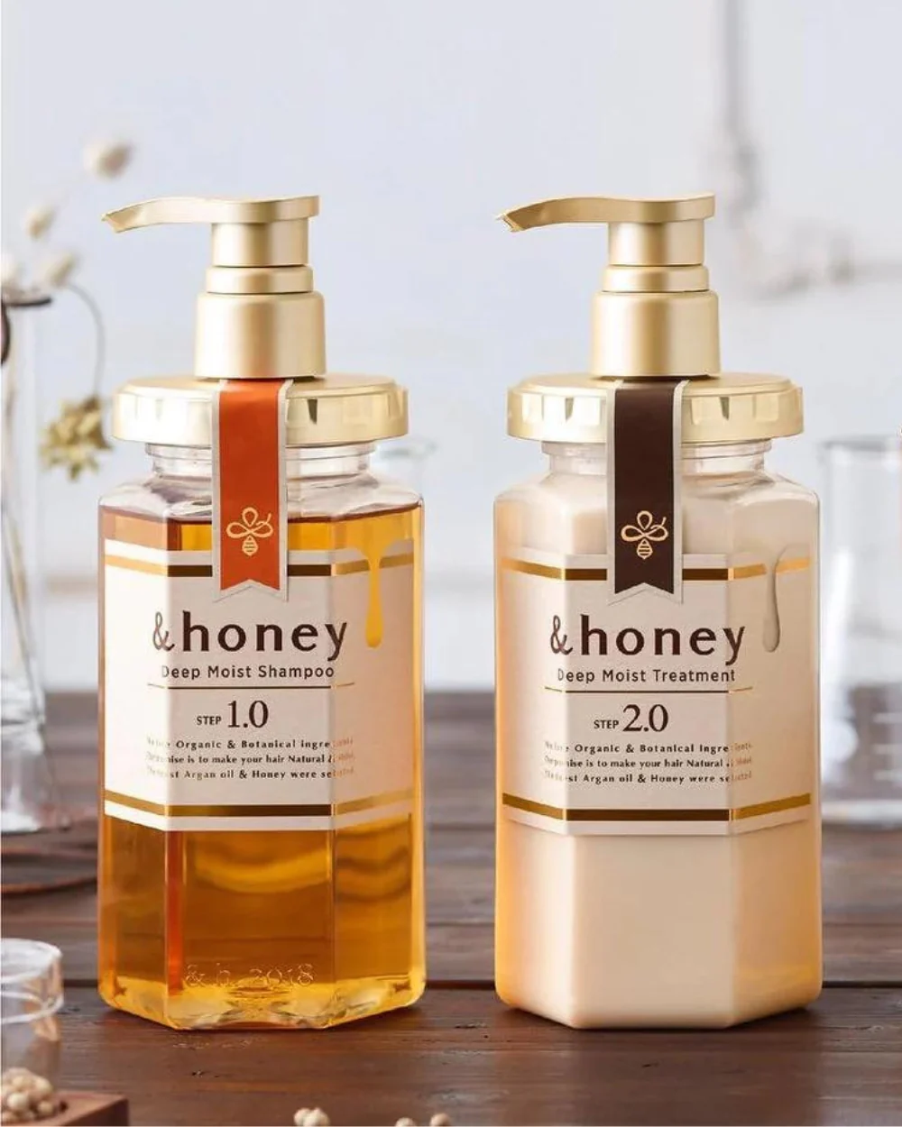 Honey Deep Moist Set& شامبو اند هوني الياباني الأصلي لترطيب الشعر