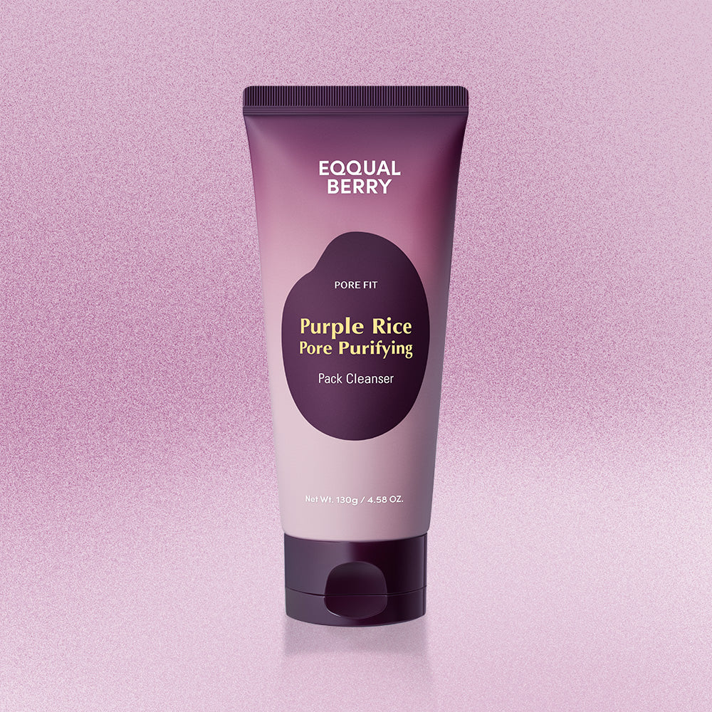 Eqqual Berry - Purple Rice Skincare Duo غسولات البشرة بالأرز البنفسجي – لبشرة ناعمة، نقية وخالية من الشوائب 🌿
