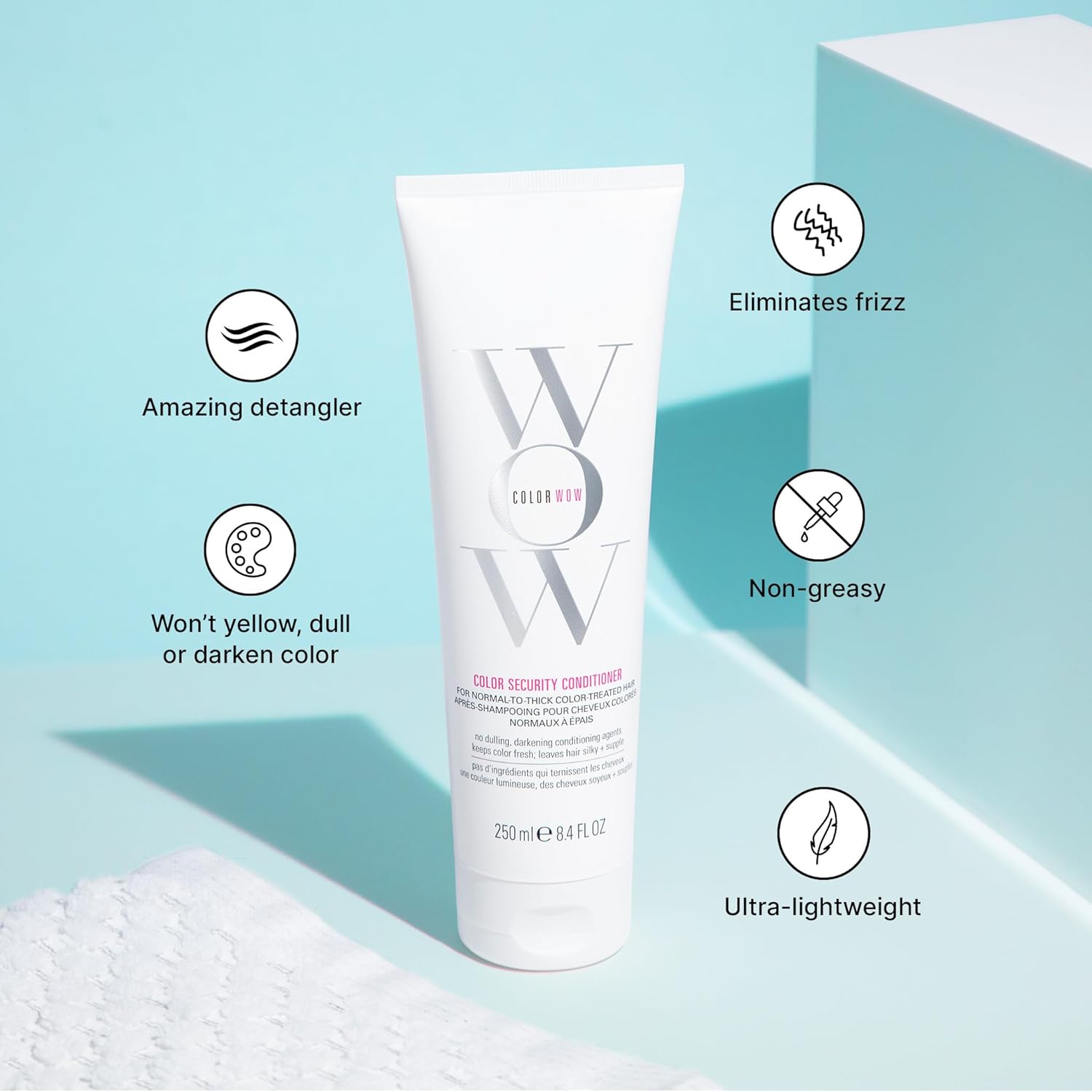 WOW Color Dream - Clean Shampoo & Conditioner Duo - ديو العناية بالشعر المصبوغ – شامبو وبلسم معاً | 250 مل × 2
