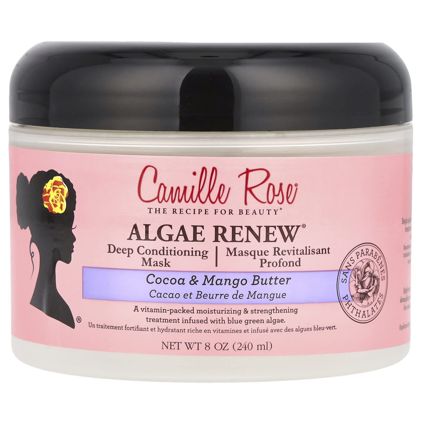 Camille Rose Algae Renew Deep Conditioning Mask (Original)ماسك ترطيب الشعر المكثّف – تغذية فاخرة ولمعان يدوم منحي شعركِ جرعة عميقة من الترطيب والتجديد مع ماسك العناية المتكاملة