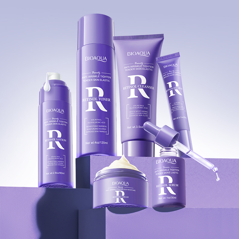 Bioaqua - Retinol Skin Set (Original) مجموعة العناية بالبشرة المتكاملة | 6 قطع