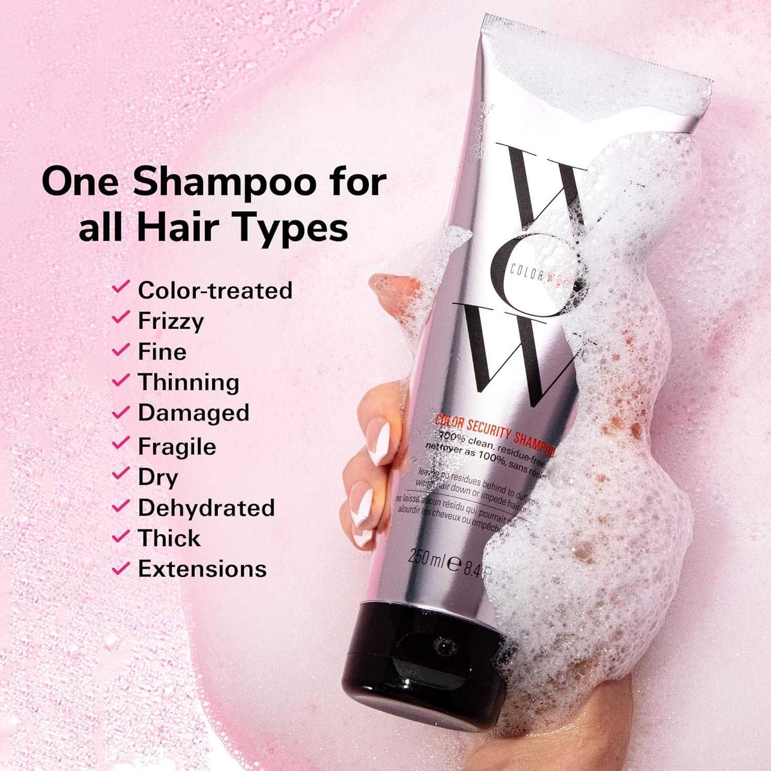 WOW Color Dream - Clean Shampoo & Conditioner Duo - ديو العناية بالشعر المصبوغ – شامبو وبلسم معاً | 250 مل × 2